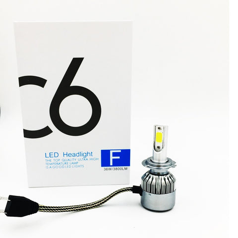 C6 LED Headlight Kit 9005-6000k 3800 lumens